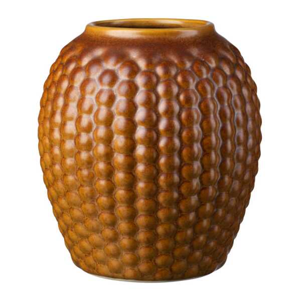 FDB Møbler S7 Lupine Vase 19 cm Golden brown