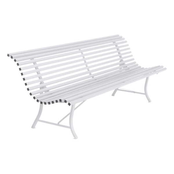 Fermob - Louisiane Bank, 200 cm, baumwollweiß