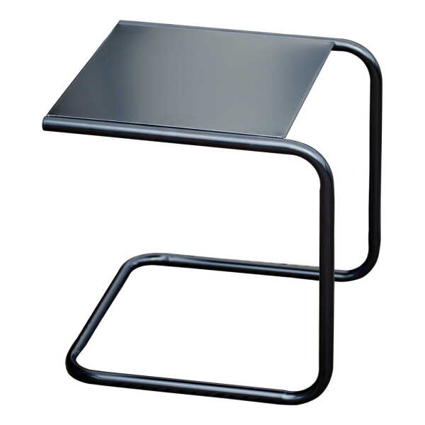 Fiam - Club Beistelltisch, Aluminium schwarz / schwarz