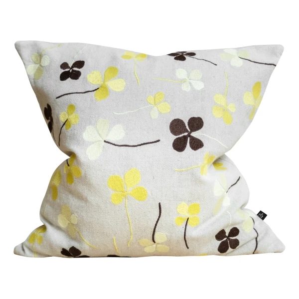 Fine Little Day Clover Kissenbezug 48 x 48cm Yellow