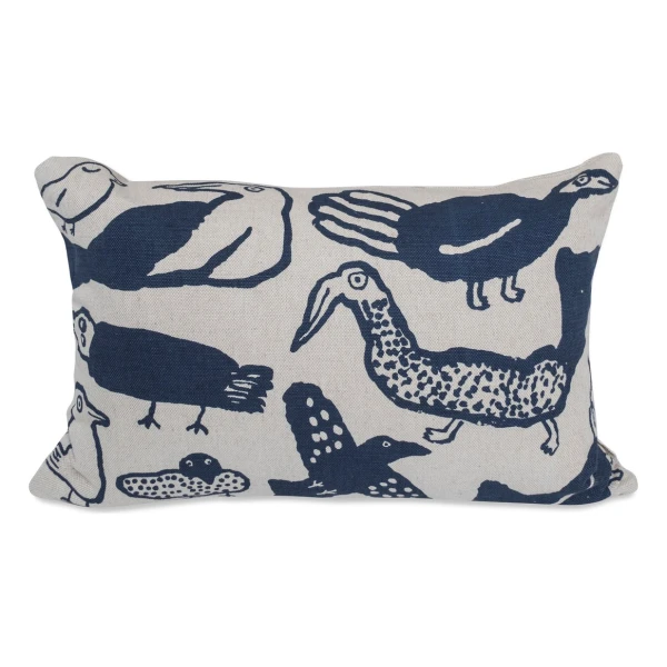 Fine Little Day Tori Kissenbezug 38 x 58cm Natur-blau