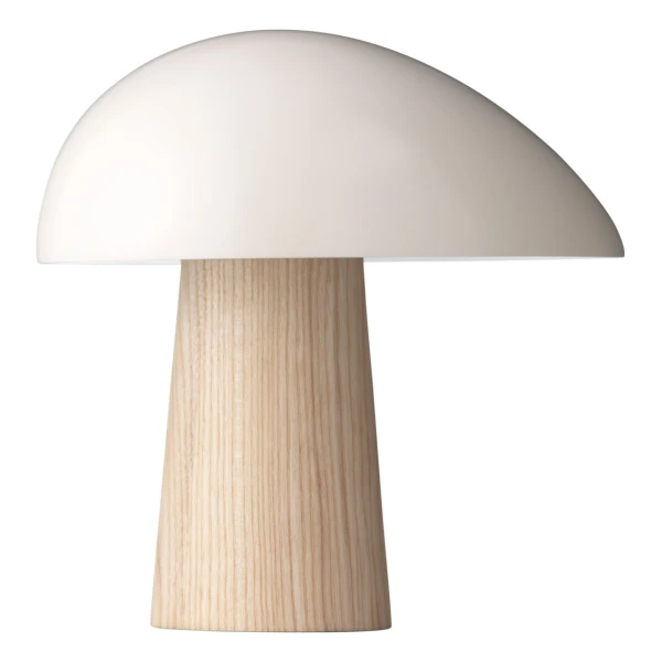Fritz Hansen Night Owl Tischleuchte Eschenholz Smokey white