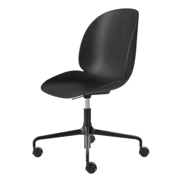 GUBI Beetle Meeting Chair Bürostuhl Black-black