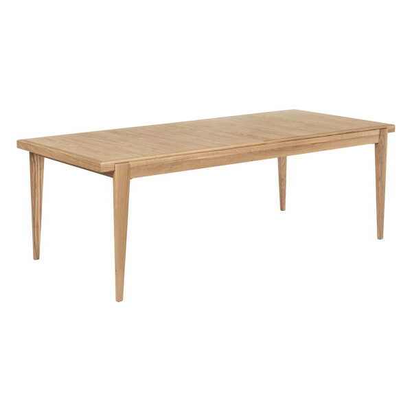 GUBI - S-Table, rechteckig ausziehbar, 95 x 220-320 cm, Eiche matt lackiert