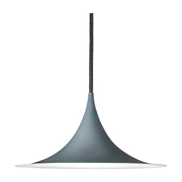 GUBI Semi Pendelleuchte Ø 47cm Antracite grey glossy