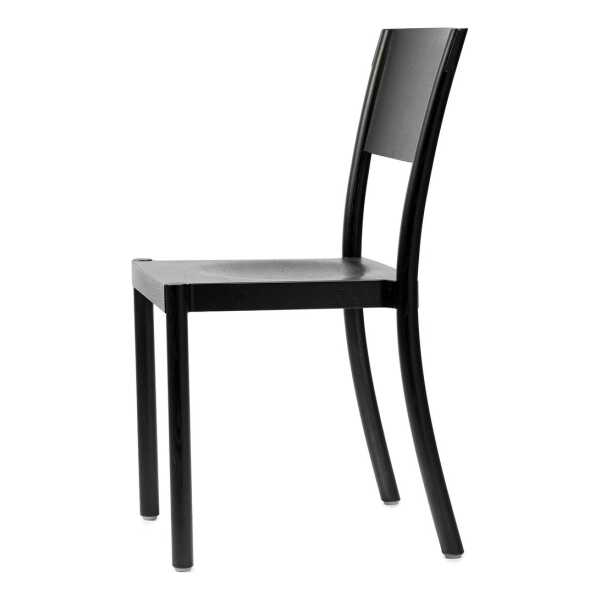 Gärsnäs Light & Easy Stuhl Esche-schwarz gebeizt-furnierter Sitz