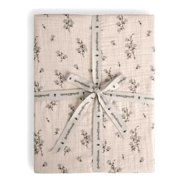 Garbo&Friends Bluebell Muslin Spannbettlaken 180x200x30 cm