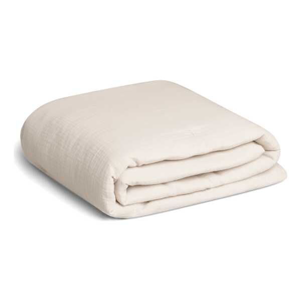 Garbo&Friends Eggshell Muslin Gefüllte Decke 100x140 cm