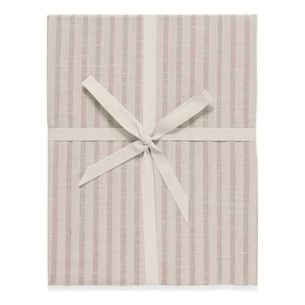 Garbo&Friends Stripe Mauve Spannbettlaken 60x120x20 cm