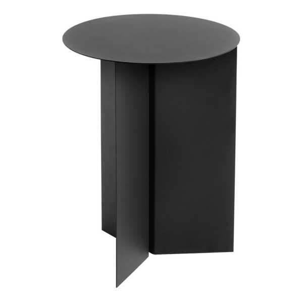 HAY Slit high Beistelltisch Ø35 cm Black