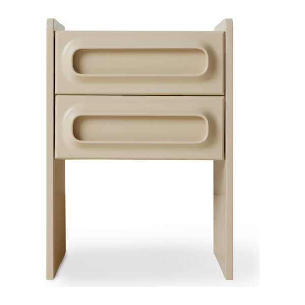 HKliving - Space Nachttisch, cream