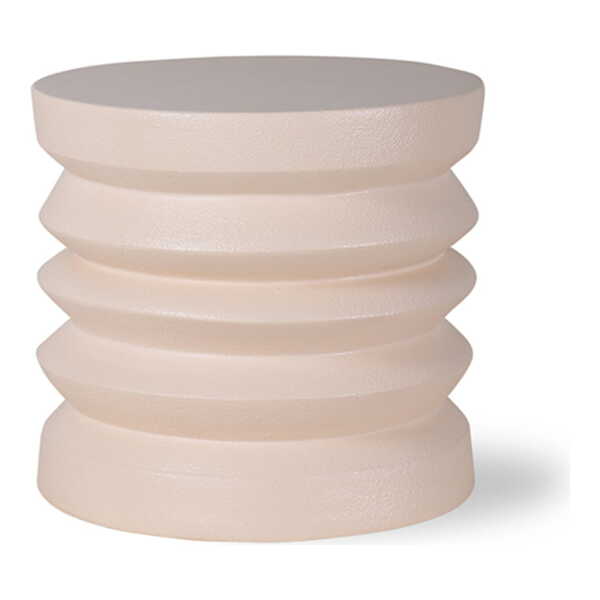 HKliving - Terra Beistelltisch, ⌀ 38 cm, cream