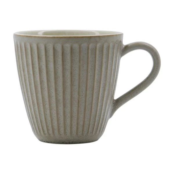 House Doctor Pleat Becher 30 cl Grau-Braun