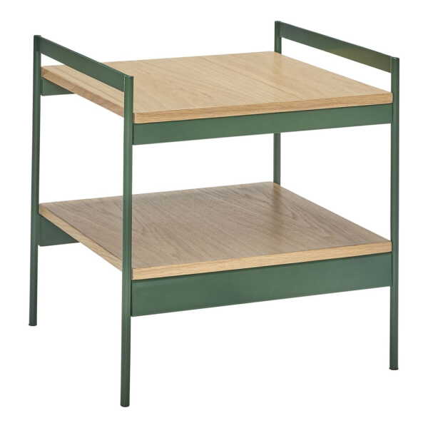 Hübsch Interior - Jaunty Beistelltisch, Eiche / grün