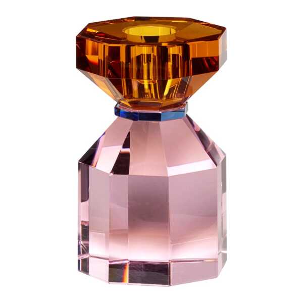 Hübsch Kerzenhalter 11 cm Rosa-orange