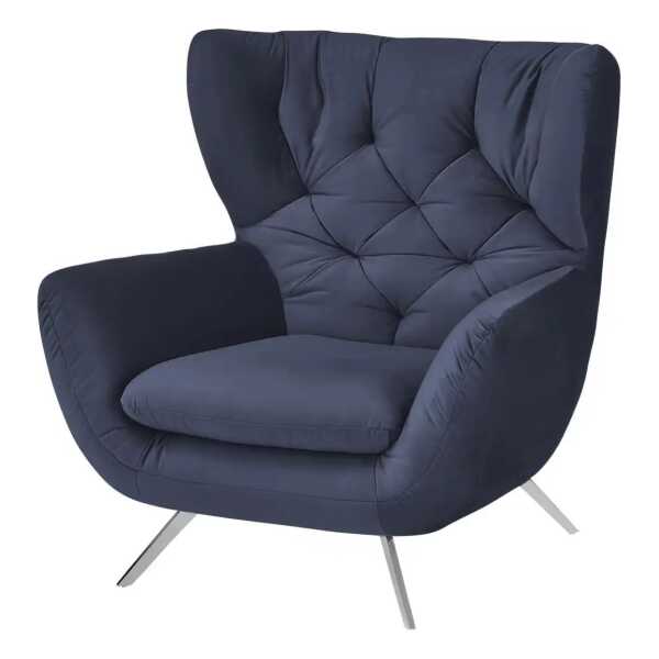 Jette Home Hochlehnsessel Caldara ¦ blau ¦ Maße (cm): B: 100 H: 106 T: 95 Polstermöbel > Sessel > Ohrensessel - Höffner