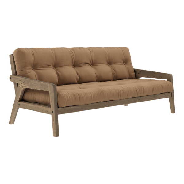 Karup Design - Grab Sofa, Kiefer carobbraun / mocca (755)