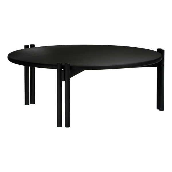 KARUP Design - Sticks Couchtisch, low ⌀ 80 cm, black night