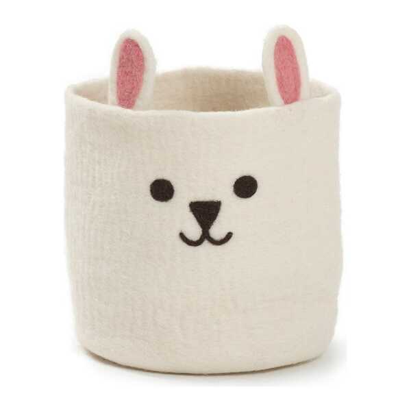 Klippan Yllefabrik Rabbit Korb Ø20cm Weiß