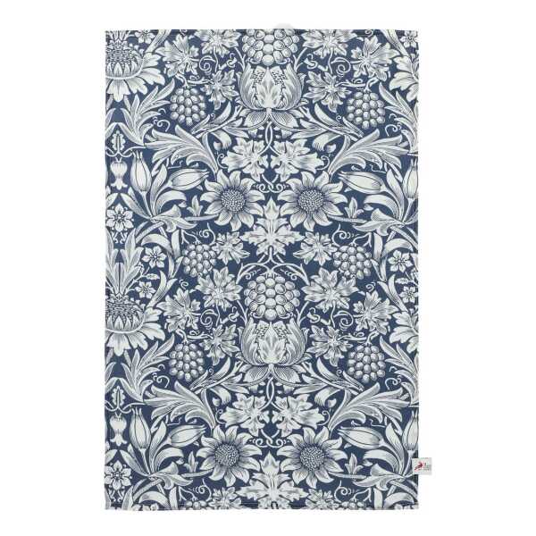 Klippan Yllefabrik Sunflower Geschirrtuch 46x70cm Dark denim