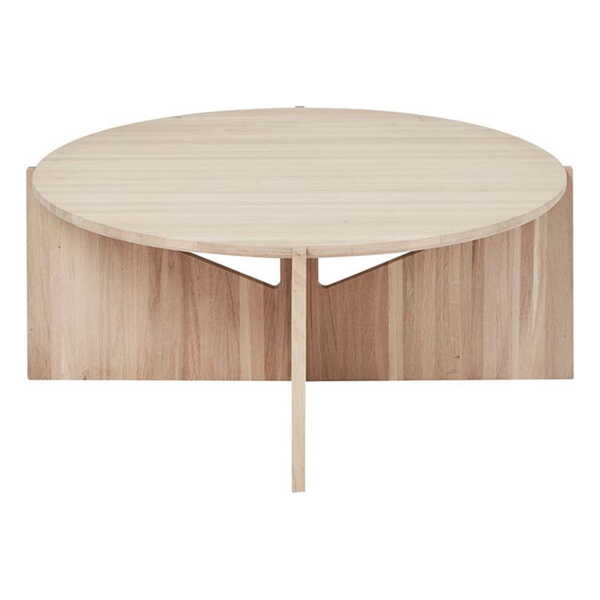 Kristina Dam Studio - Couchtisch XL, ⌀ 78 H 36 cm, Eiche