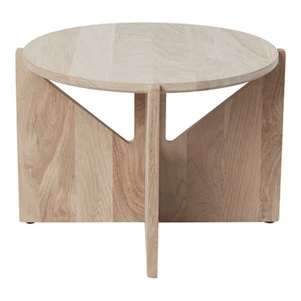 Kristina Dam Studio - Couchtisch, ⌀ 52 cm H 36 cm, Eiche