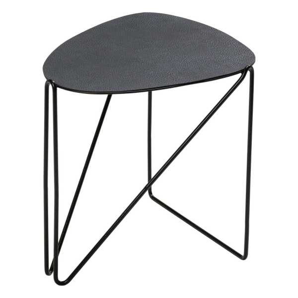 LIND DNA Curve Chameleon Hippo Beistelltisch Black-anthracite