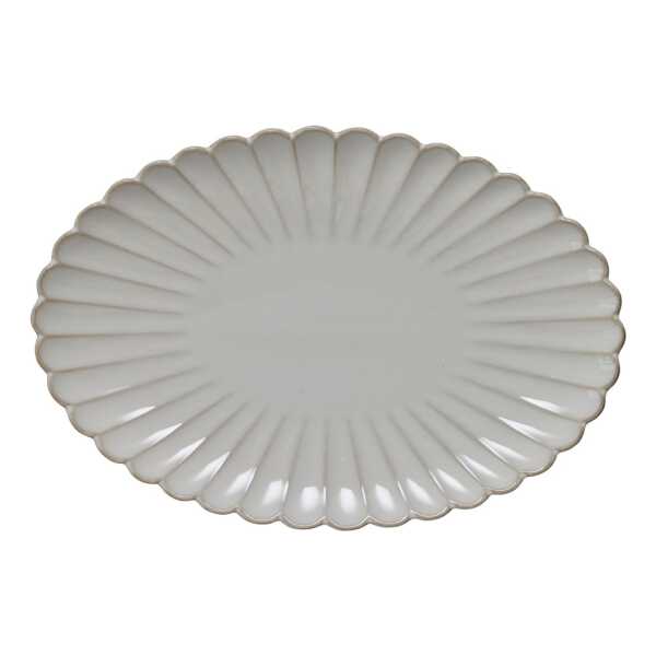 Lene Bjerre Camille Servierteller 30,5x21 cm Off White