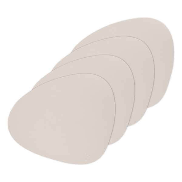 LindDNA - Tischset Curve L, Nupo soft nude (4er-Set)