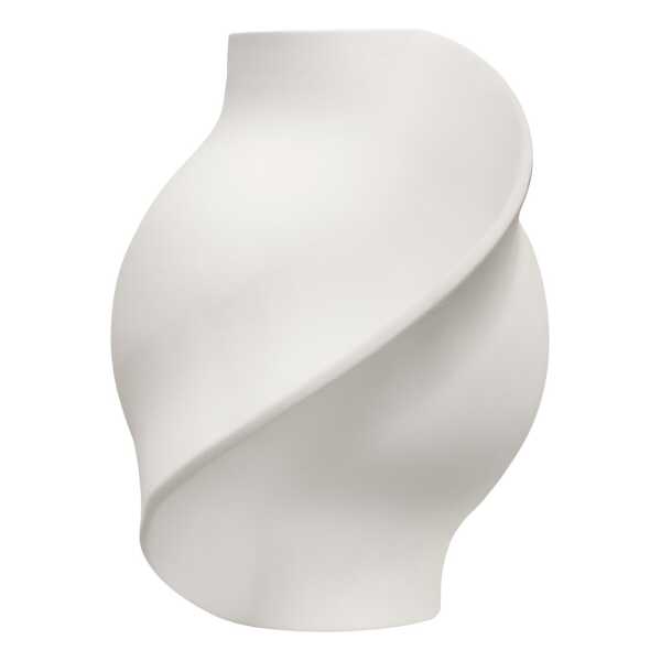 Louise Roe Pirout Vase 01 22cm Raw White