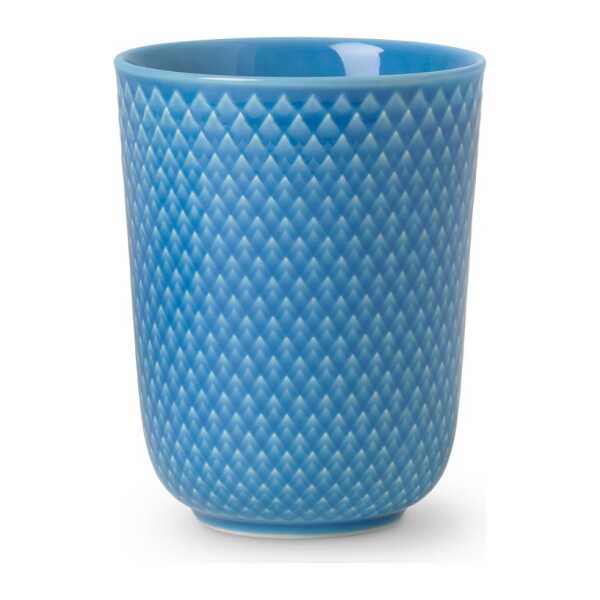 Lyngby Porcelæn Rhombe Becher 33cl Blau