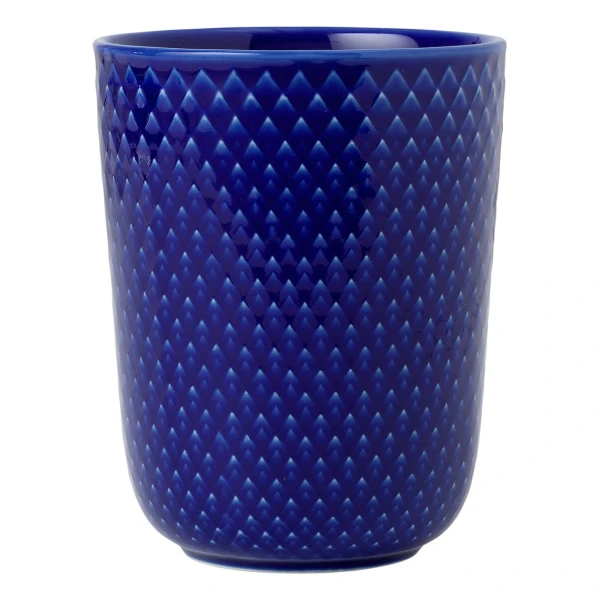 Lyngby Porcelæn Rhombe Becher 33cl Dunkelblau