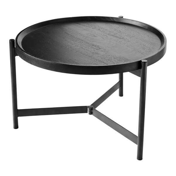 MUUBS Nevada Beistelltisch Ø70 cm Schwarz