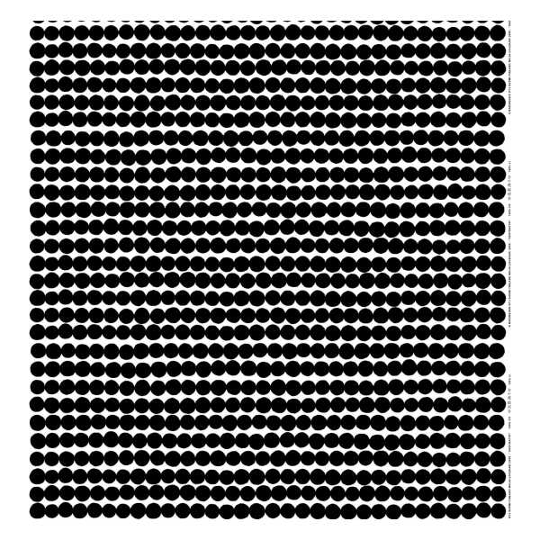 Marimekko Räsymatto Stoff Schwarz/weiß
