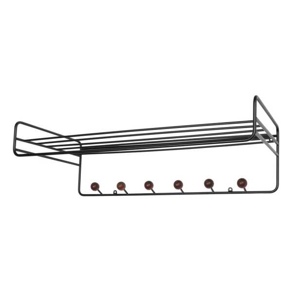 Maze Bill Hat rack Hutablage Schwarz-dunkelbraun
