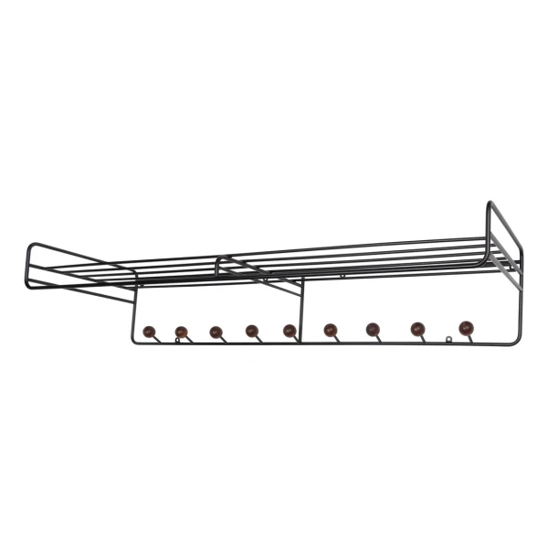 Maze Bill Hat rack L Hutablage Schwarz-dunkelbraun