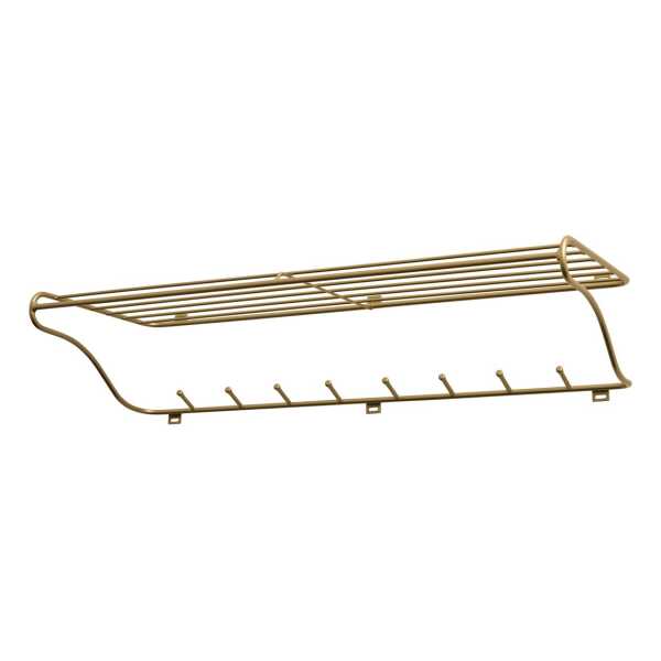 Maze Hat Rack L Hutablage Messing