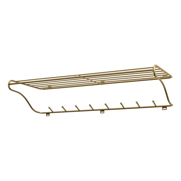 Maze Hat Rack L Hutablage Messing