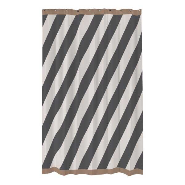 Mette Ditmer Diagonal Duschvorhang 150x200 cm Dark grey