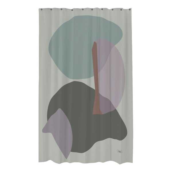Mette Ditmer Gallery Duschvorhang 150 x 200 cm Forest Green