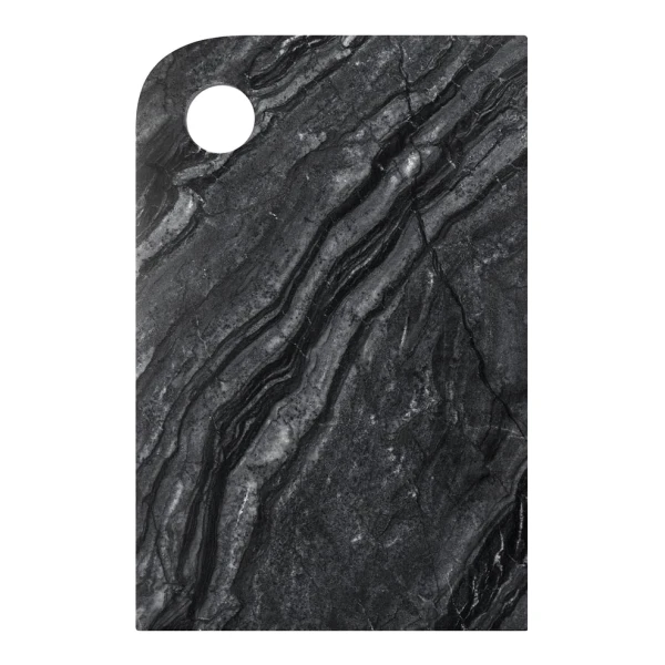 Mette Ditmer - Marble Schneidebrett, 20 x 30 cm, schwarz / grau