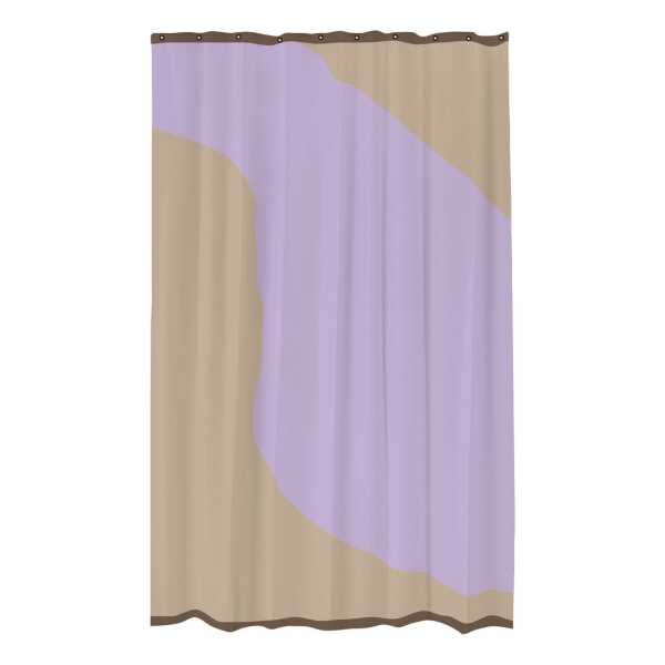 Mette Ditmer Nova Arte Duschvorhang 150x200cm Sand-lilac