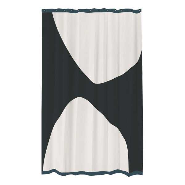 Mette Ditmer Rock Duschvorhang 150 x 200cm Black