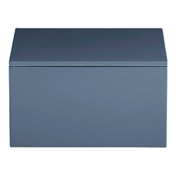 Mojoo Lux lackierte Aufbewahrungsbox 19x19x10,5 cm Blue indigo
