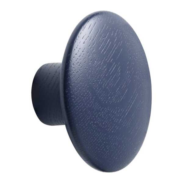 Muuto Dots Wandhaken midnight blue (blau) Klein