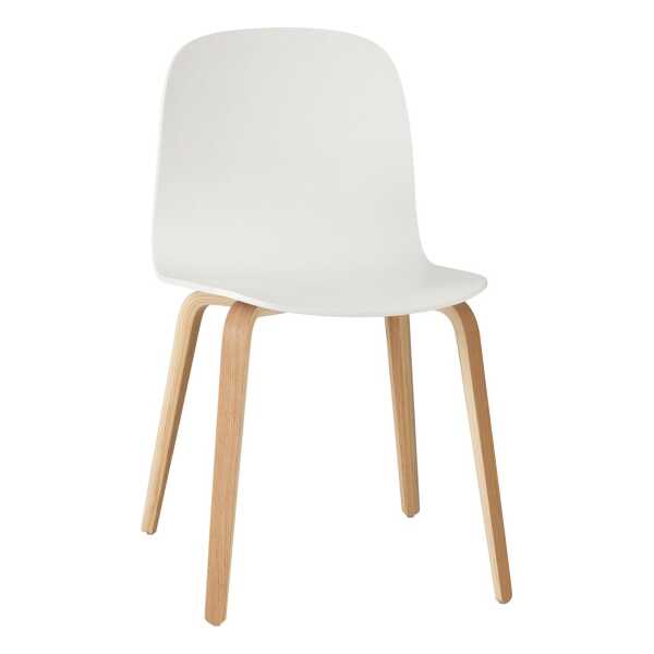 Muuto Visu Chair Stuhl Weiß-Eiche