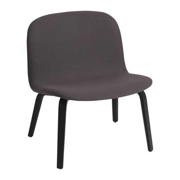 Muuto Visu Loungesessel Polsterstuhl Twill weave 160-Black