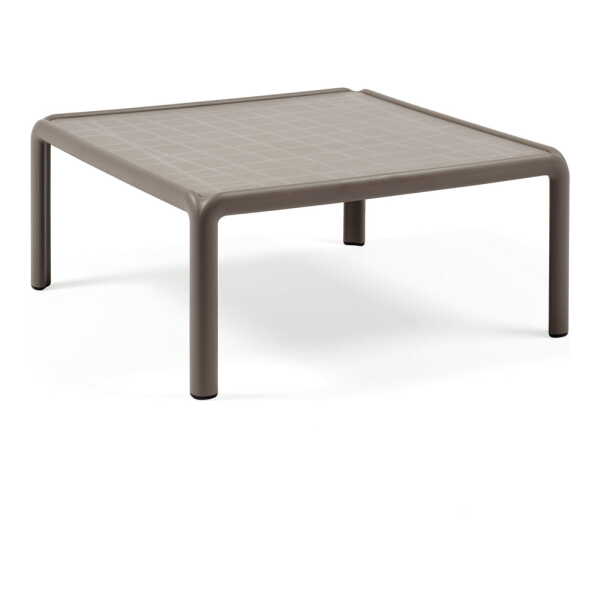 NARDI - Komodo Gartentisch 70 x 70 cm, tortora