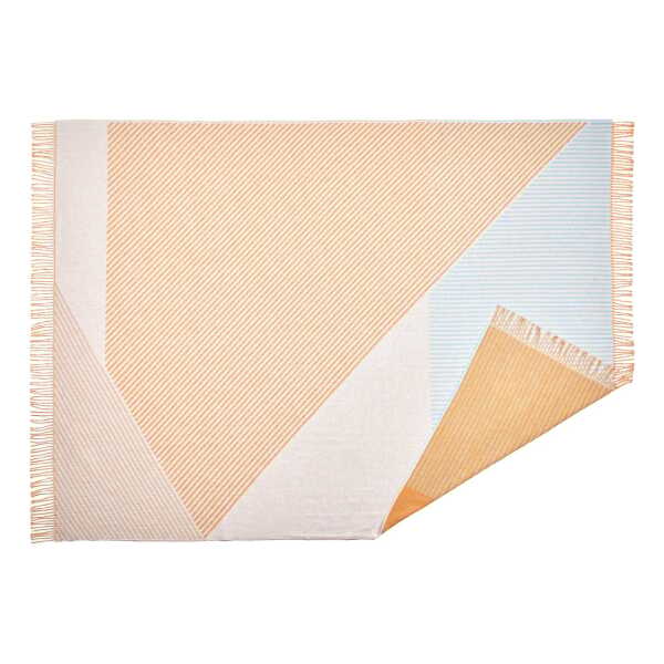 NJRD Stripes Baumwolldecke Gelb