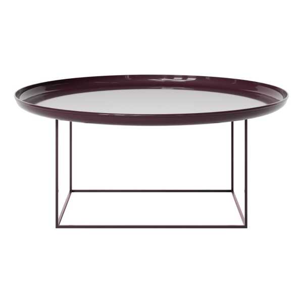 NORR11 Duke Beistelltisch large Lacquered maroon